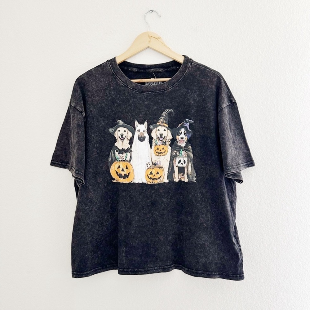 Halloween Dogs Graphic T-Shirt